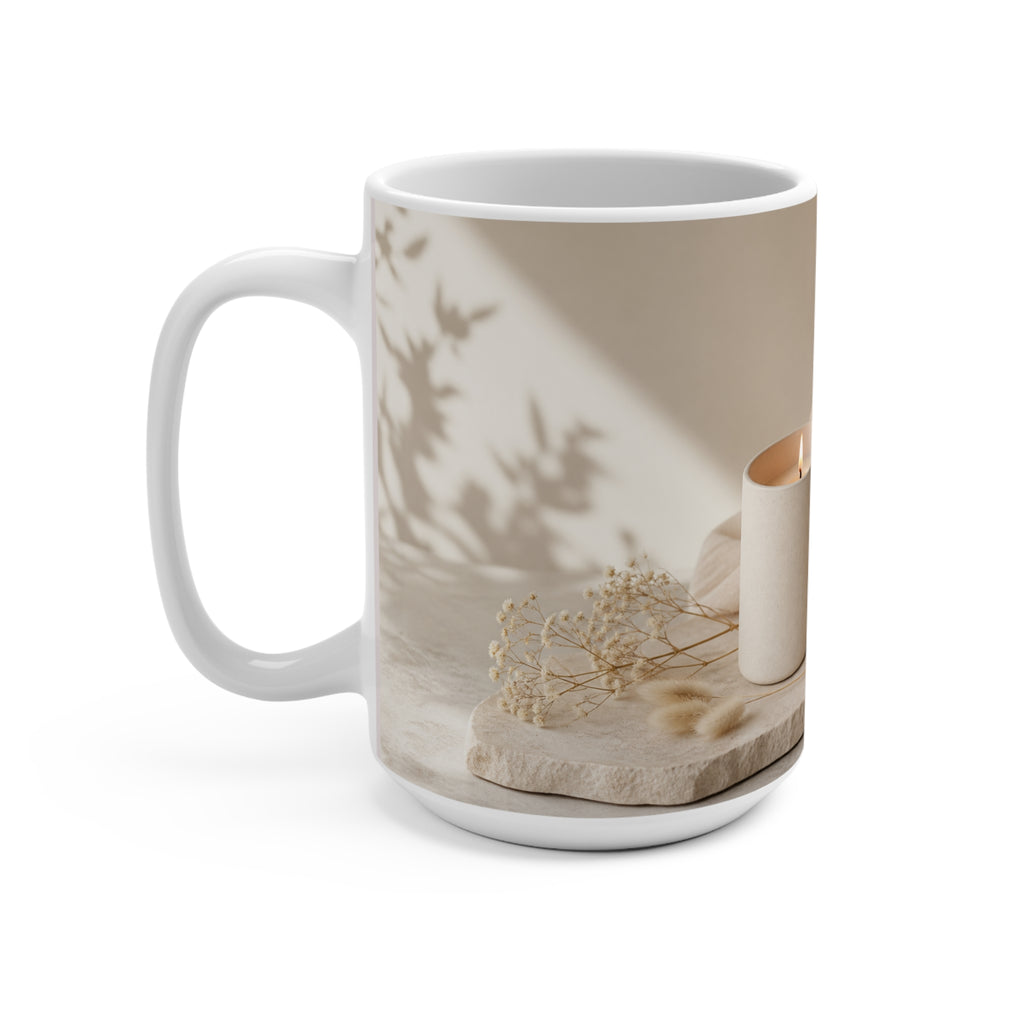 "Quiet Energy "— "Slow, mornings, Soft nights" Coffee Cup