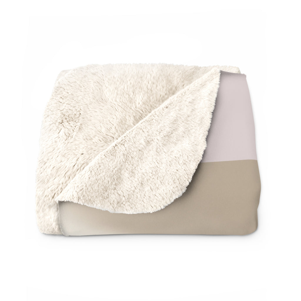 Quiet Energy Blanket — "Stillness Is Power" Fleece Throw