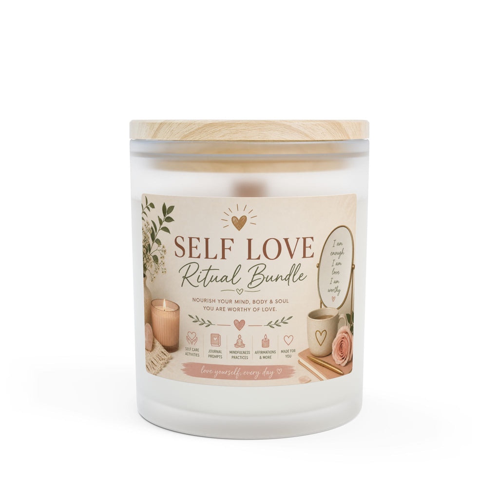 Self-Love Ritual Candle - Frosted Glass