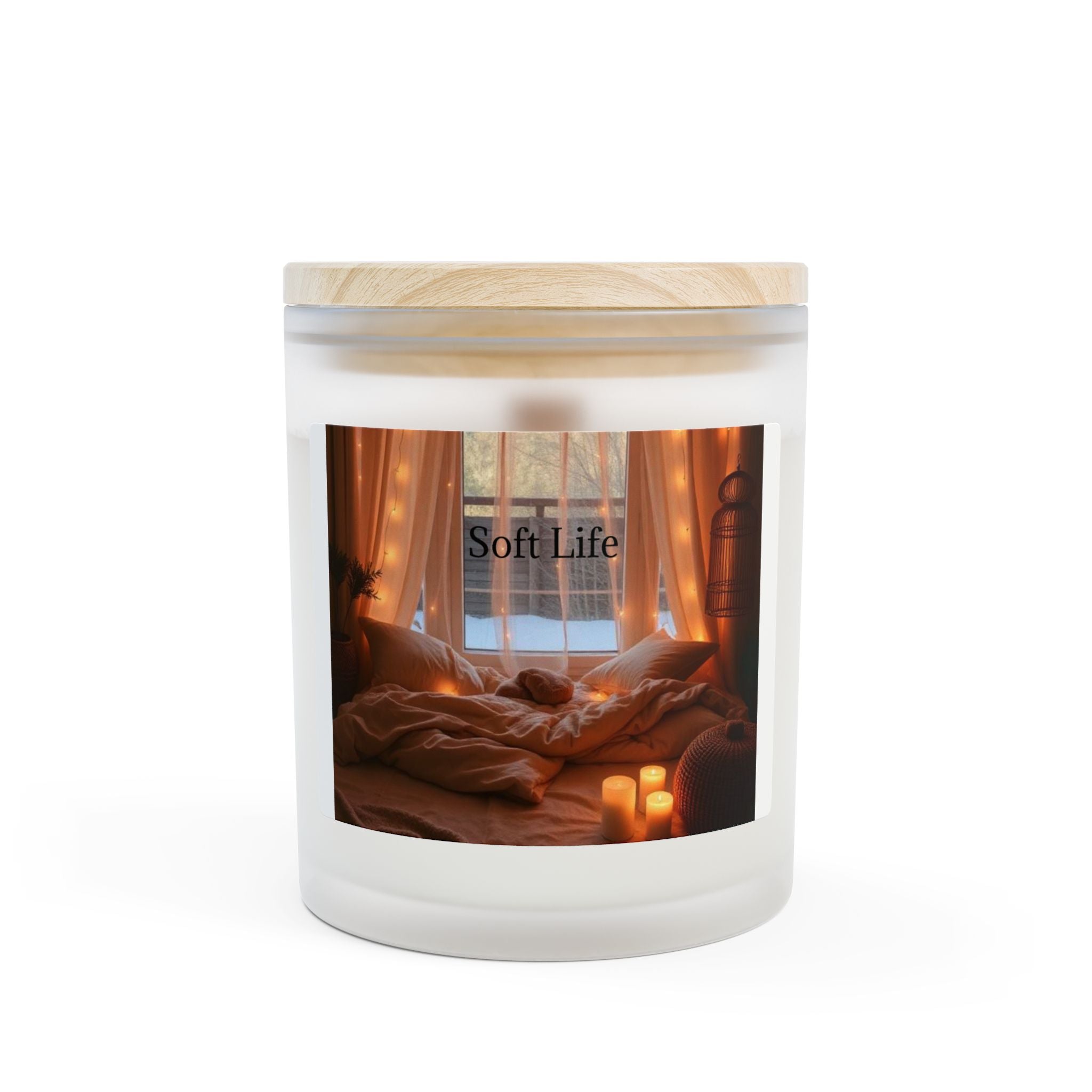 Soft Life Glass Candle — Relaxing Scented Candle