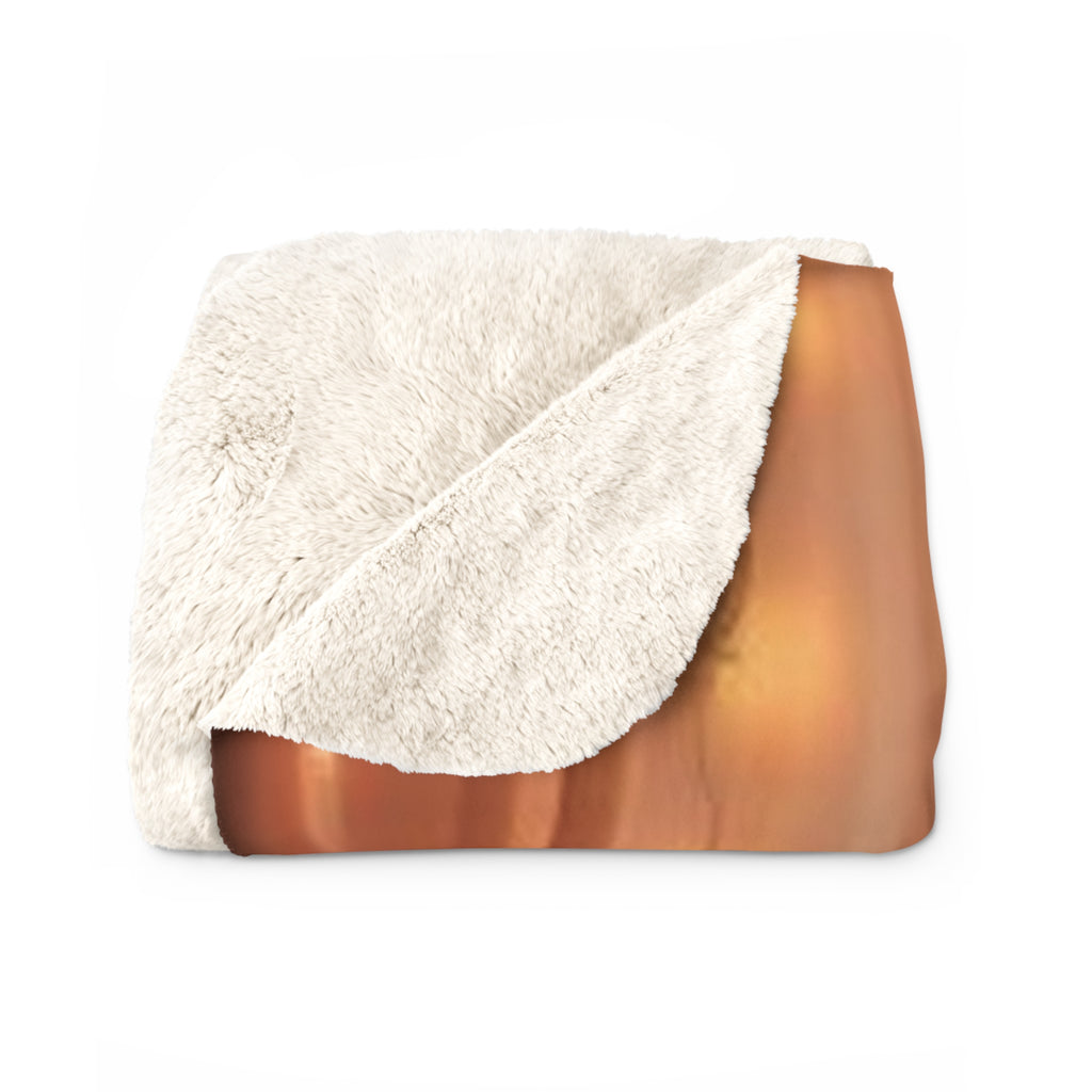 Cozy Candlelit 'Soft Life' Sherpa Blanket