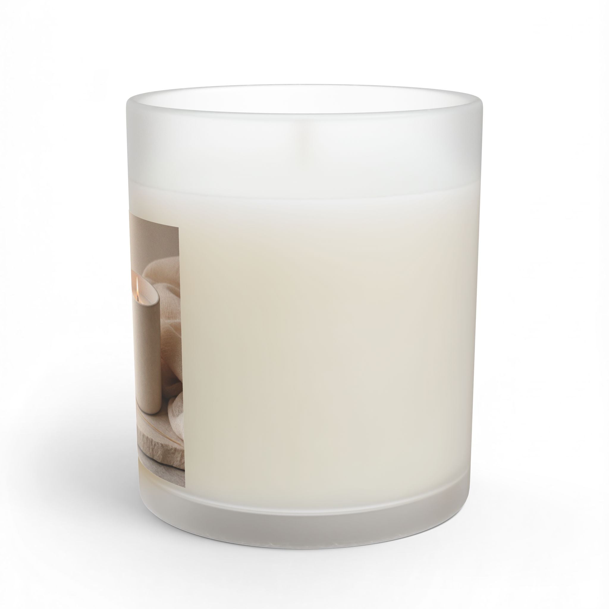 "Quiet Energy" Glass Candle — Calming Aromatherapy Scent