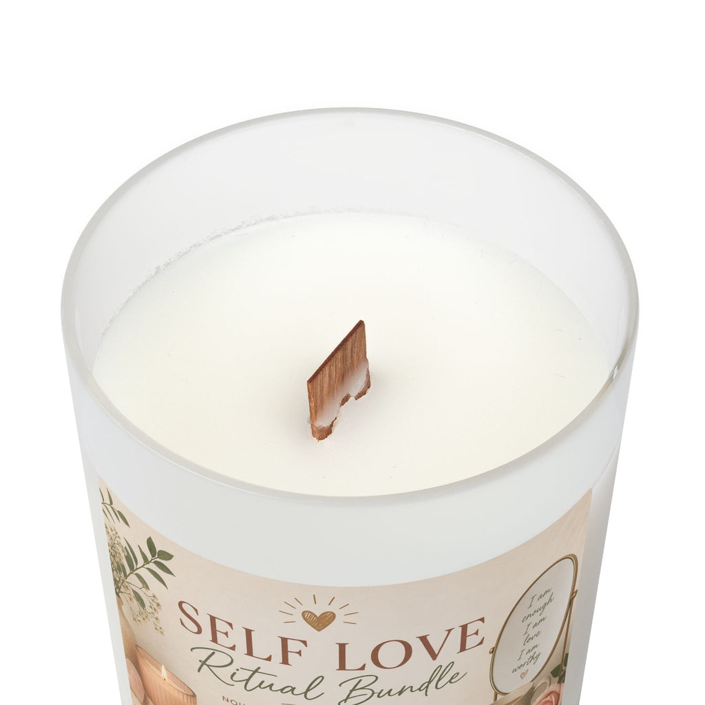 Self-Love Ritual Candle - Frosted Glass