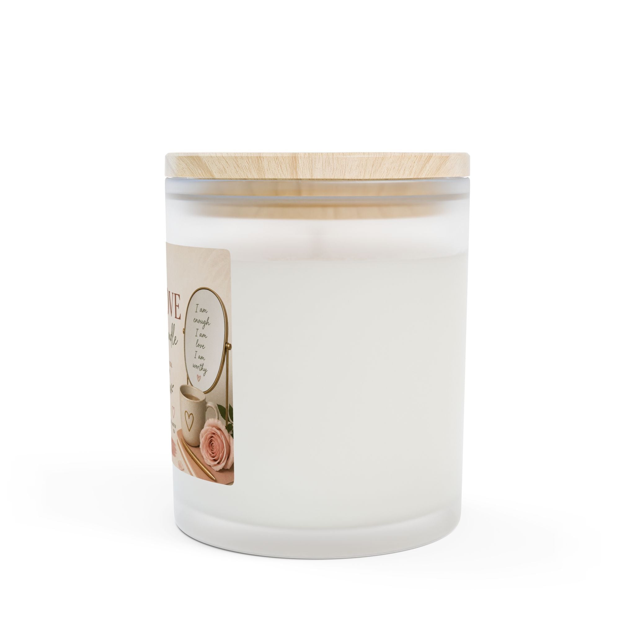 Self-Love Ritual Candle - Frosted Glass
